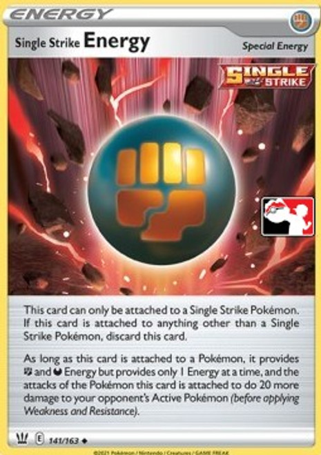 Battle Styles 141/163 Single Strike Energy (Prize Pack League Promo Non-Holo)