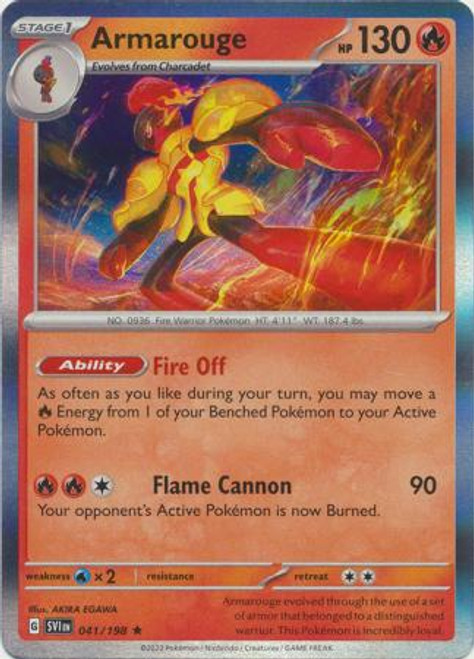 Scarlet & Violet (Base Set) 041/198 Armarouge (Holo)