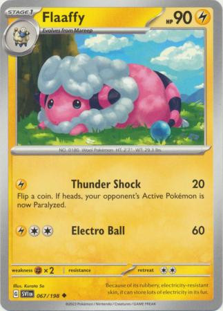 Scarlet & Violet (Base Set) 067/198 Flaaffy