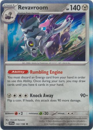Scarlet & Violet (Base Set) 142/198 Revavroom (Holo)