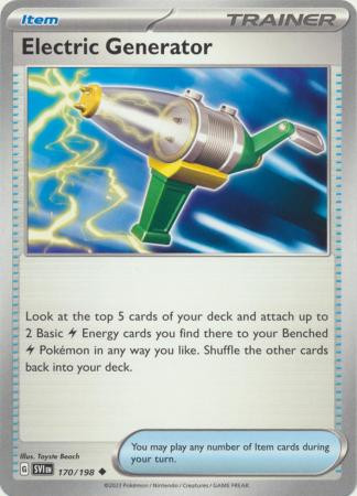 Scarlet & Violet (Base Set) 170/198 Electric Generator