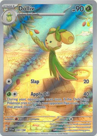 Scarlet & Violet (Base Set) 200/198 Dolliv (Illustration Rare)