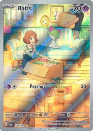 Scarlet & Violet (Base Set) 211/198 Ralts (Illustration Rare)