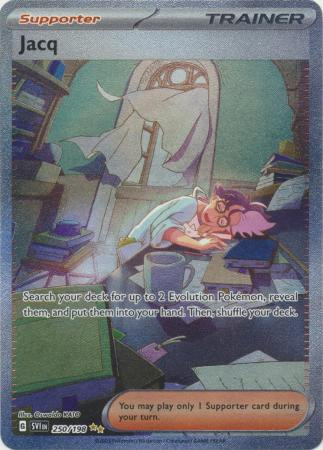 Scarlet & Violet (Base Set) 250/198 Jacq (Alternative Art, Full Art)