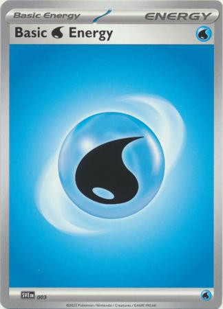 Scarlet & Violet SVE EN03 Basic Water Energy (Non-Holo)