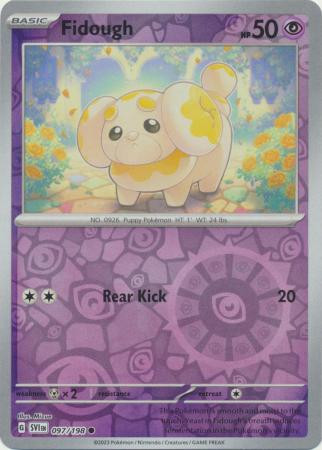 Scarlet & Violet (Base Set) 097/198 Fidough (Reverse Holo)