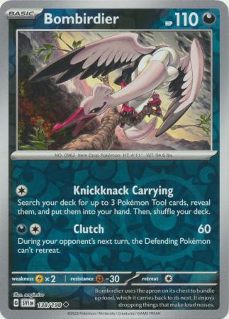 Scarlet & Violet (Base Set) 138/198 Bombirdier (Reverse Holo)