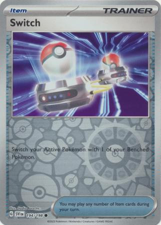Scarlet & Violet (Base Set) 194/198 Switch (Reverse Holo)