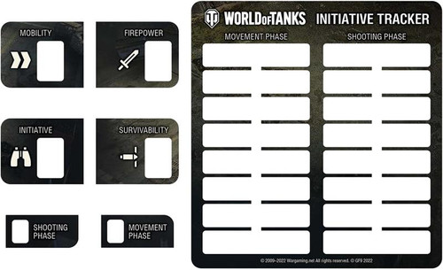 World of Tanks Miniatures Game: Stat Tokens