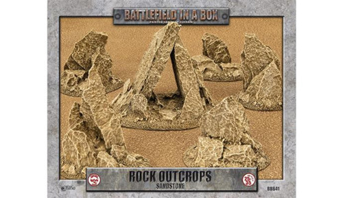 Battlefield in a Box - Essentials: Rock Outcrops(Sandstone)