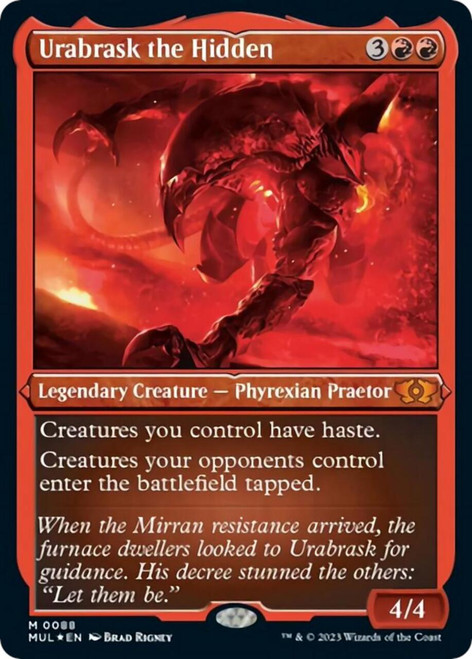 Urabrask the Hidden (Etched foil)