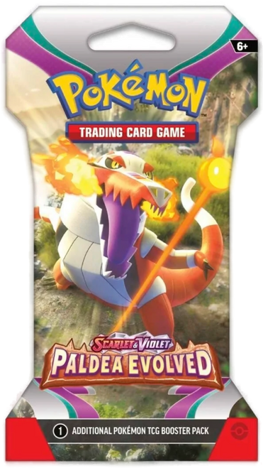 Scarlet and Violet Paldea Evolved Booster Pack (Cardboard Packaging)