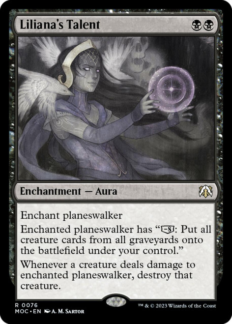 Liliana's Talent | March of the Machine Commander