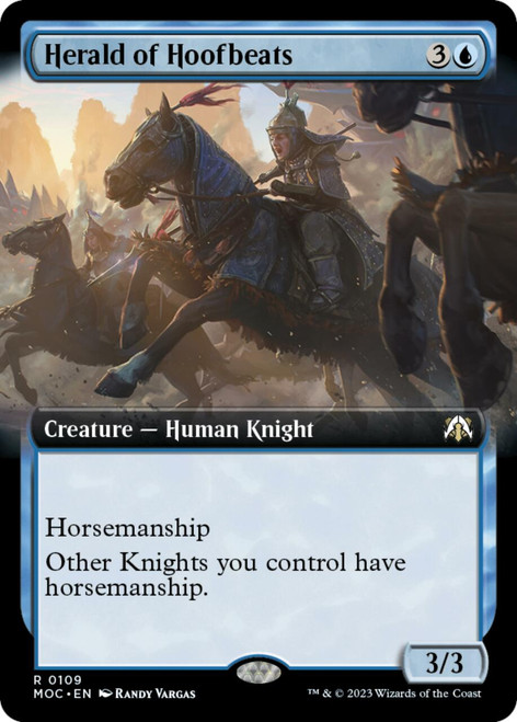 Herald of Hoofbeats (Extended Art) | March of the Machine Commander