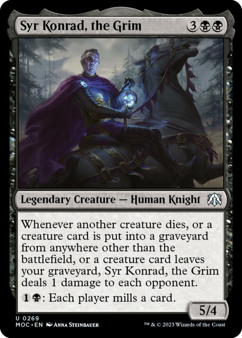 Syr Konrad, the Grim | March of the Machine Commander