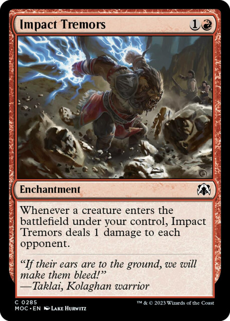 Impact Tremors | March of the Machine Commander