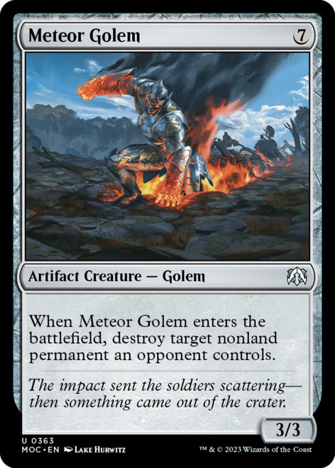 Meteor Golem | March of the Machine Commander