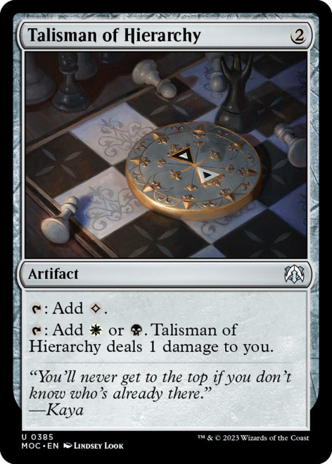 Talisman of Hierarchy | March of the Machine Commander