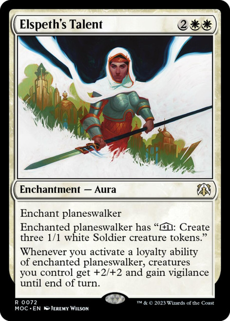 Elspeth's Talent (foil) | March of the Machine Commander