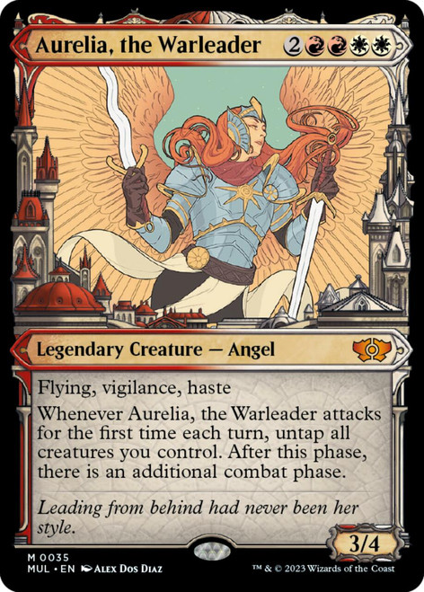 Aurelia, the Warleader (Showcase Frame) | Multiverse Legends
