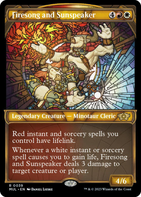 Firesong and Sunspeaker (Showcase Frame)
