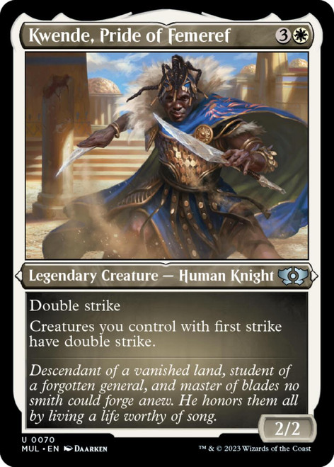 Kwende, Pride of Femeref (Etched foil)