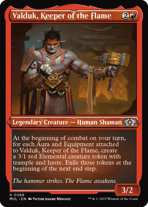 Valduk, Keeper of the Flame (Etched foil)