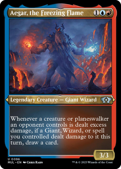 Aegar, the Freezing Flame (Etched foil)