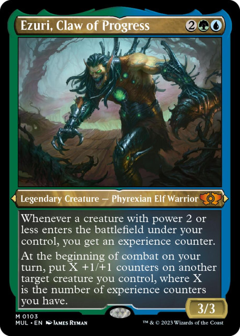 Ezuri, Claw of Progress (Etched foil)