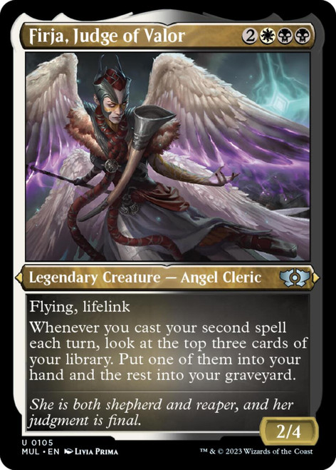 Firja, Judge of Valor (Etched foil)