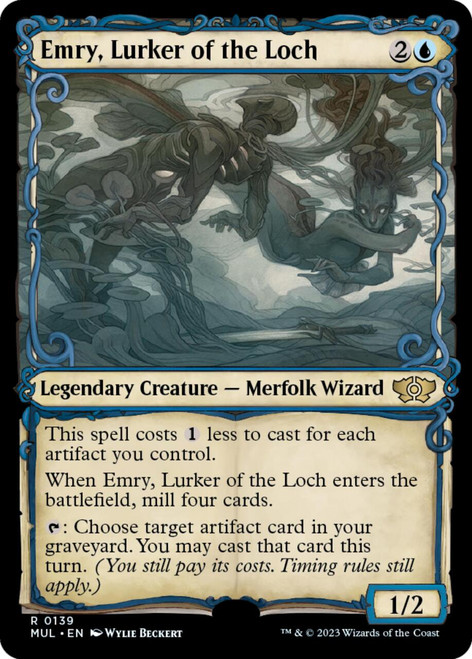 Emry, Lurker of the Loch (Showcase Frame Halo foil)