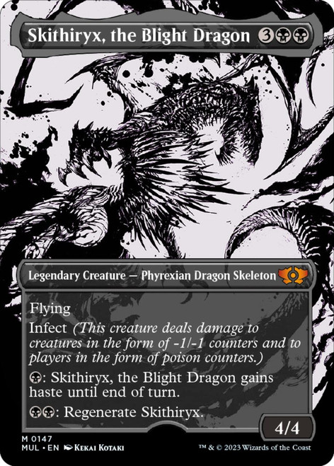Skithiryx, the Blight Dragon (Showcase Frame Halo foil)