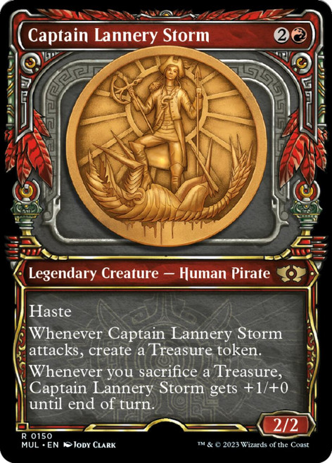Captain Lannery Storm (Showcase Frame Halo foil) | Multiverse Legends