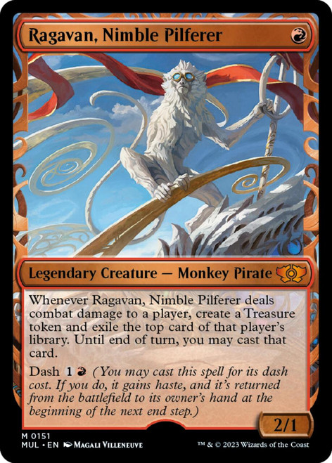 Ragavan, Nimble Pilferer (Showcase Frame Halo foil)
