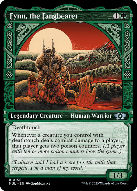 Fynn, the Fangbearer (Showcase Frame Halo foil)