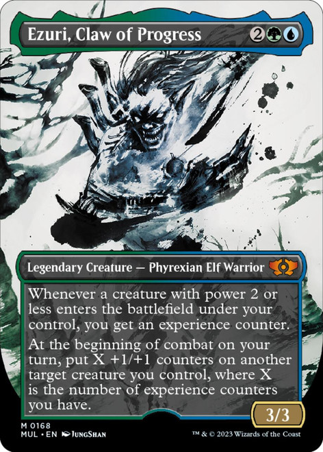 Ezuri, Claw of Progress (Showcase Frame Halo foil)