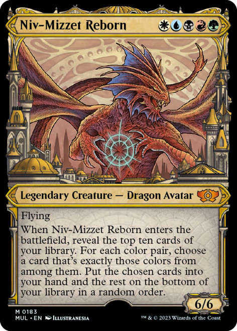 Niv-Mizzet Reborn (Showcase Frame Halo foil) | Multiverse Legends