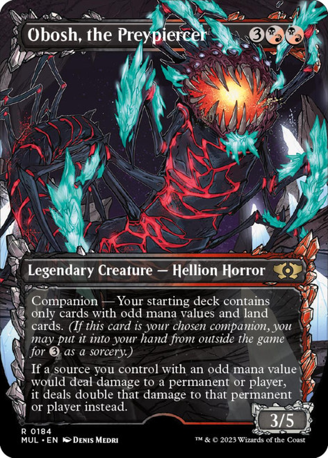 Obosh, the Preypiercer (Showcase Frame Halo foil)
