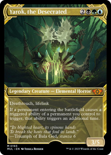 Yarok, the Desecrated (Showcase Frame Halo foil)