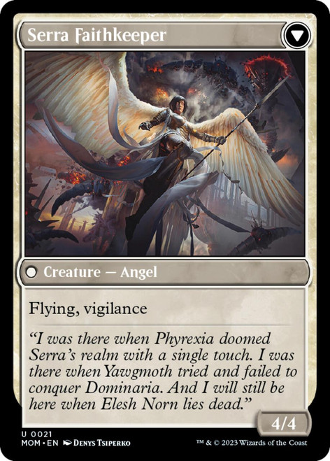 Invasion of Dominaria // Serra Faithkeeper (foil)