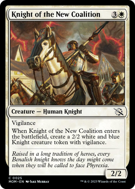 Knight of the New Coalition (foil) | March of the Machine