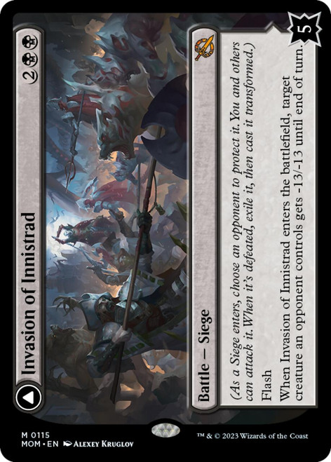 Invasion of Innistrad // Deluge of the Dead (foil)