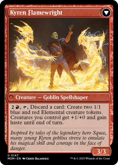 Invasion of Mercadia // Kyren Flamewright (foil)