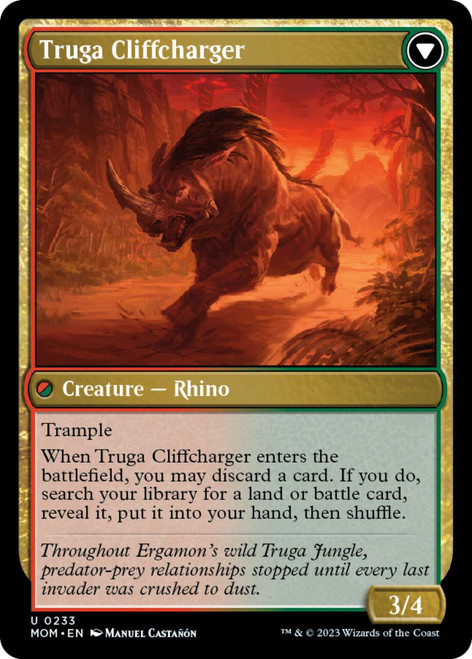 Invasion of Ergamon // Truga Cliffcharger (foil)