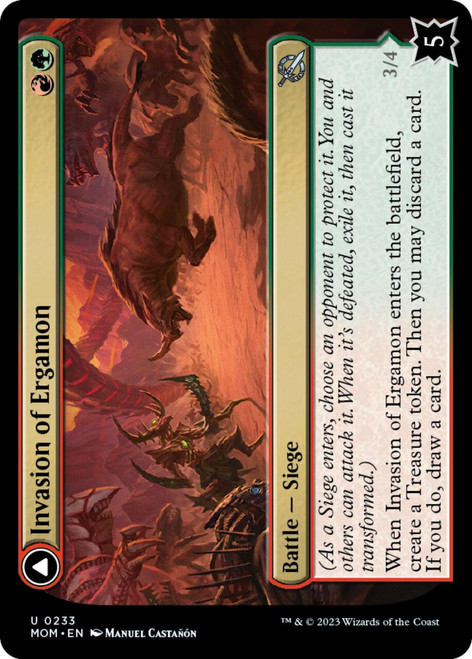 Invasion of Ergamon // Truga Cliffcharger (foil)