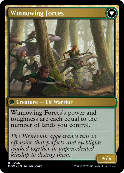 Invasion of Lorwyn // Winnowing Forces (foil)