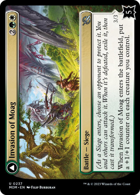 Invasion of Moag // Bloomwielder Dryads (foil)