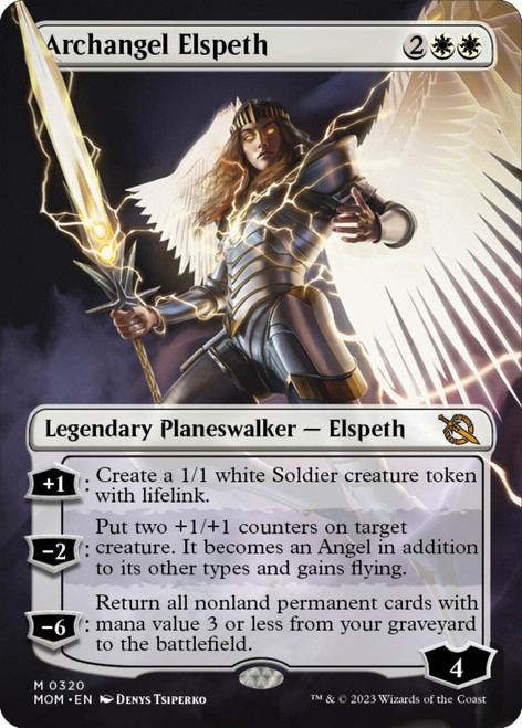 Archangel Elspeth (Borderless Planeswalker foil) | March of the Machine