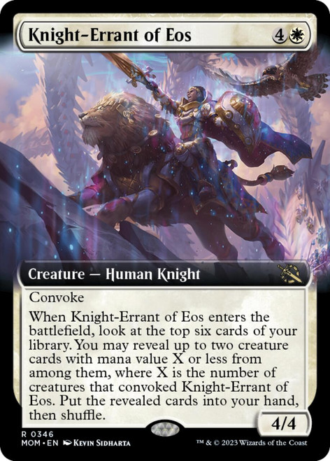 Knight-Errant of Eos (Extended Art foil)