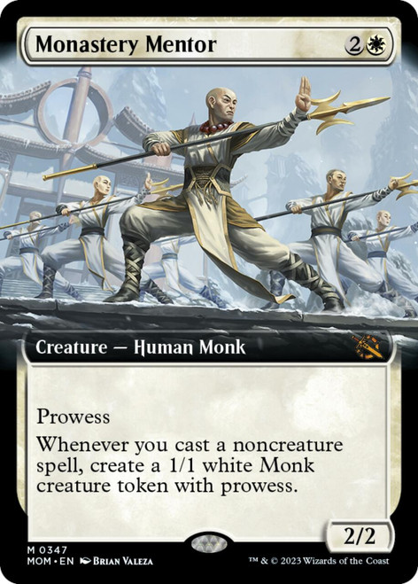 Monastery Mentor (Extended Art foil) | March of the Machine